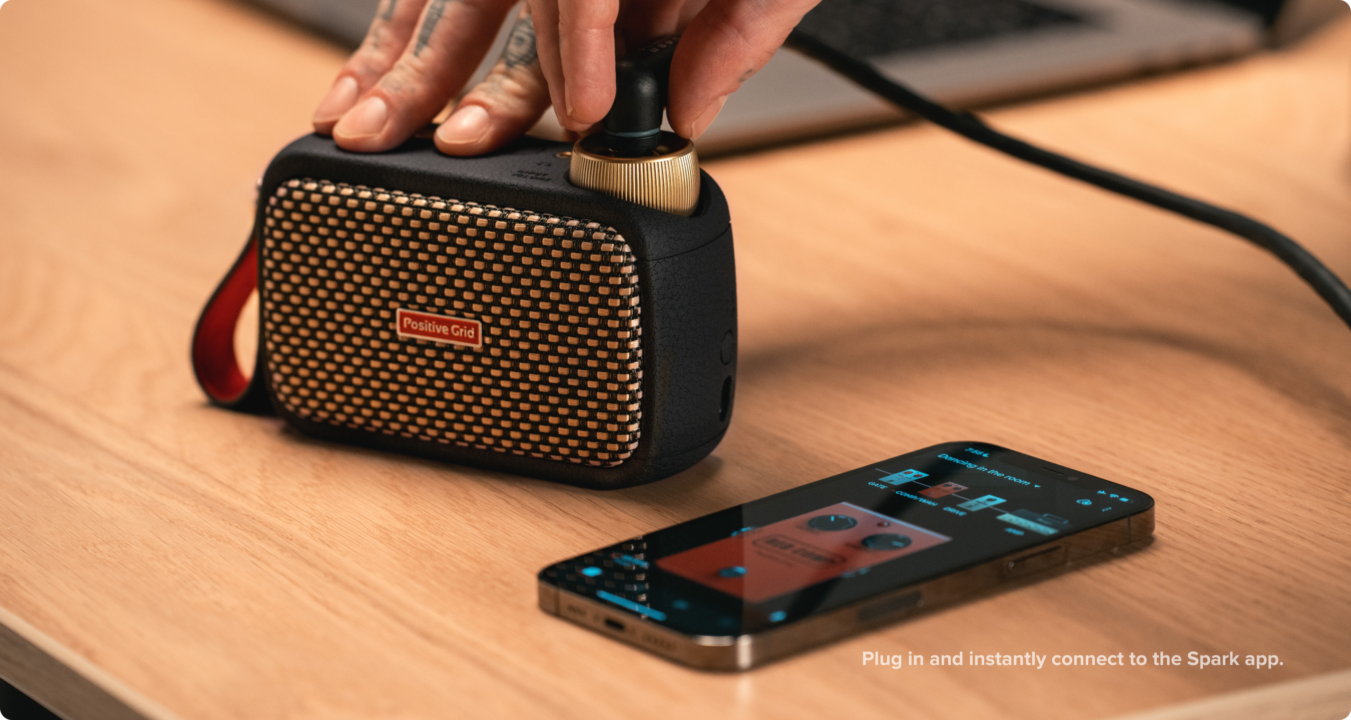 Positive Grid downsizes Spark smart guitar amp with battery-powered Mini